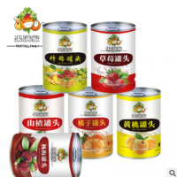 【果满家】新鲜糖水水果罐头混装6罐装425g/罐源头厂家支持代发