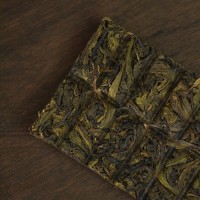 品鉴荒野茶湖南安化黑茶厂家直销 巧克力贡尖黑砖茶一件代发100g